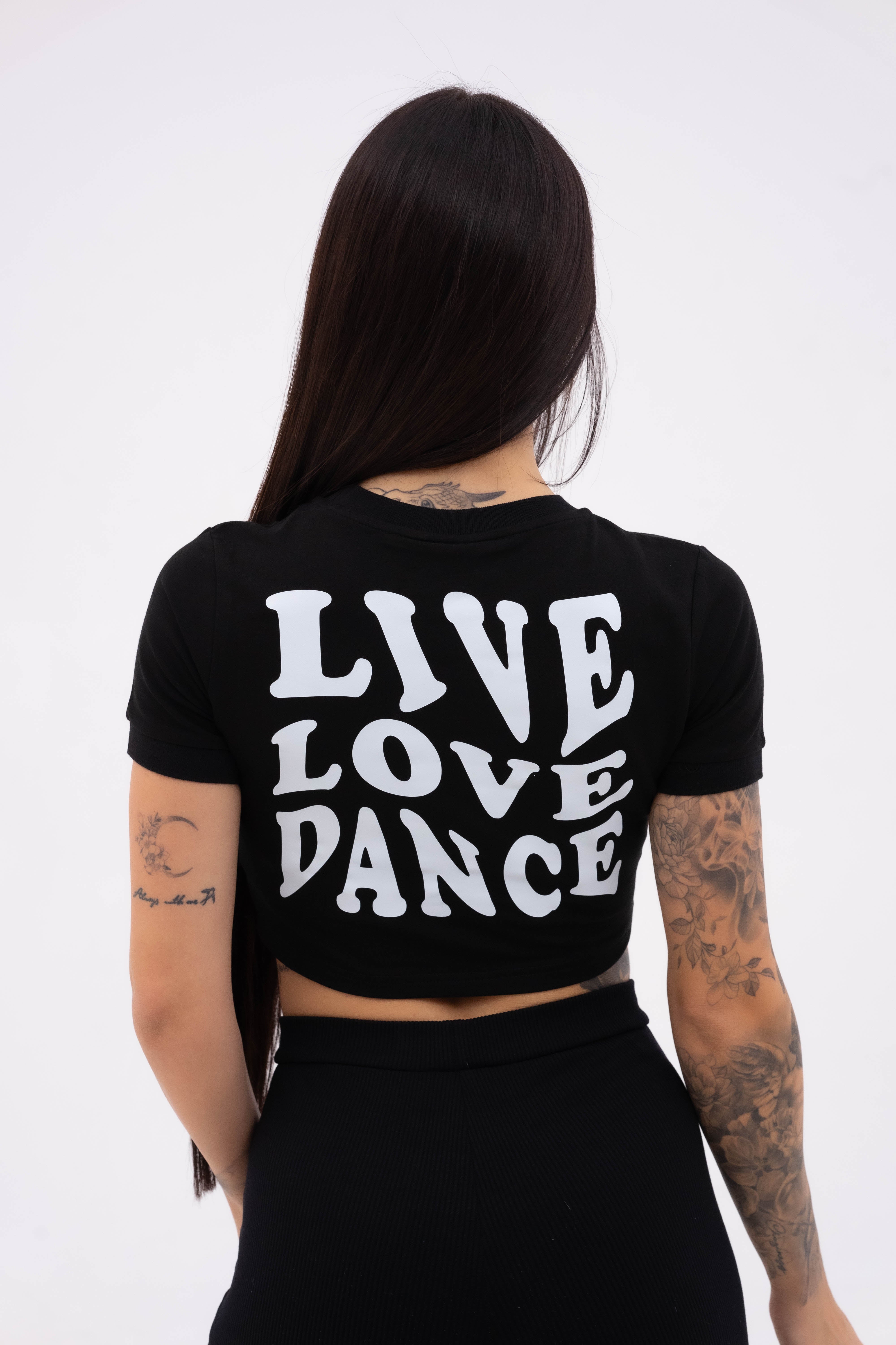 Live Love Dance Crop