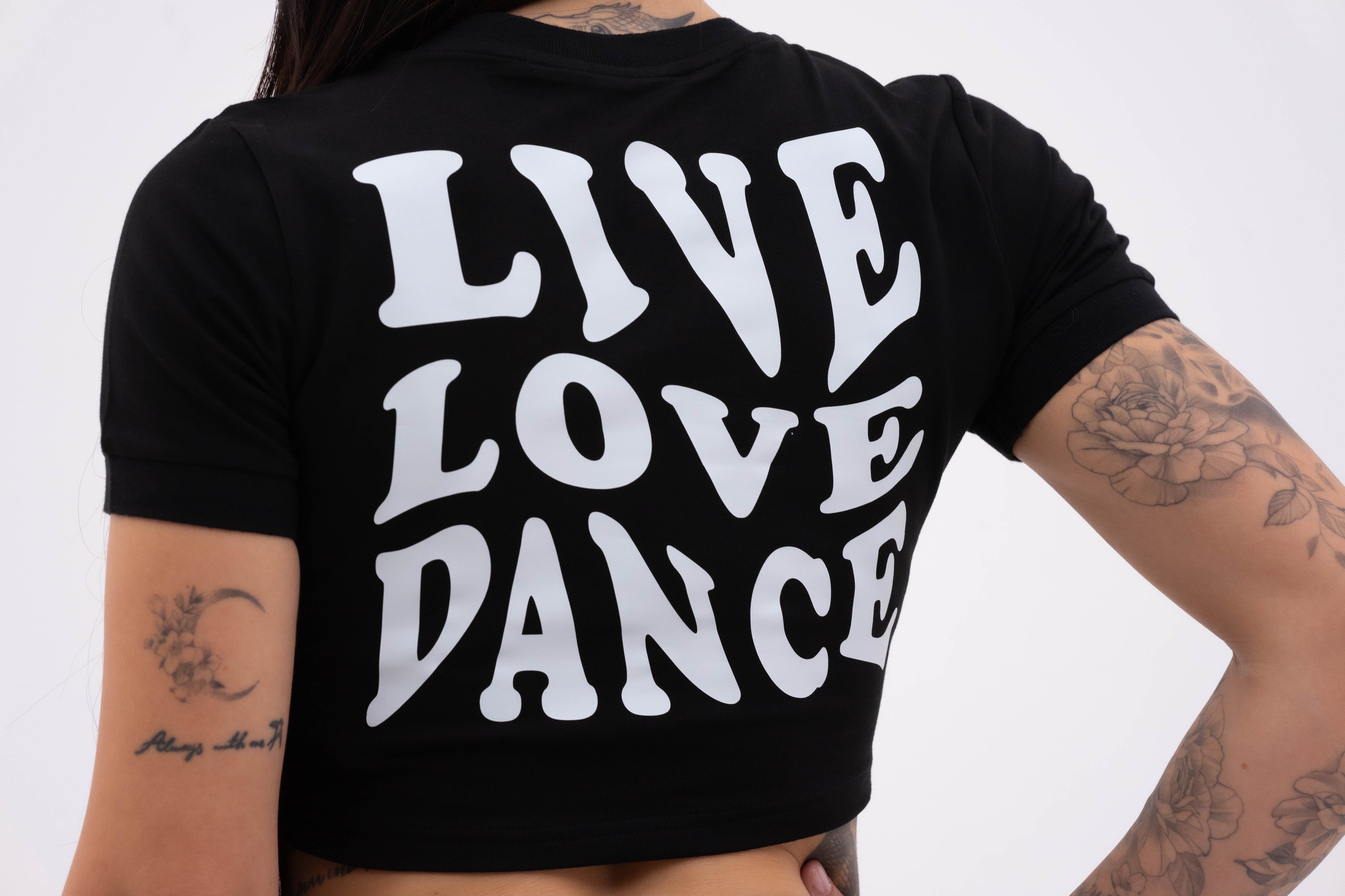 Live Love Dance Crop