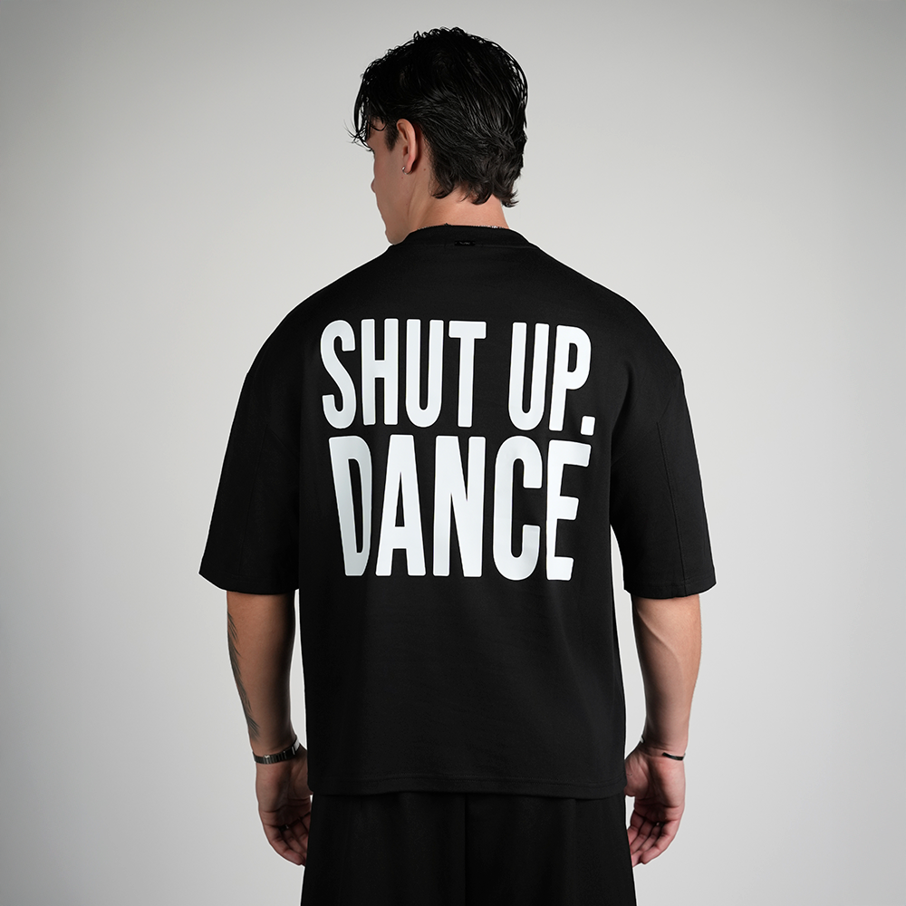 "Shut Up. Dance" T-Shirt - Black