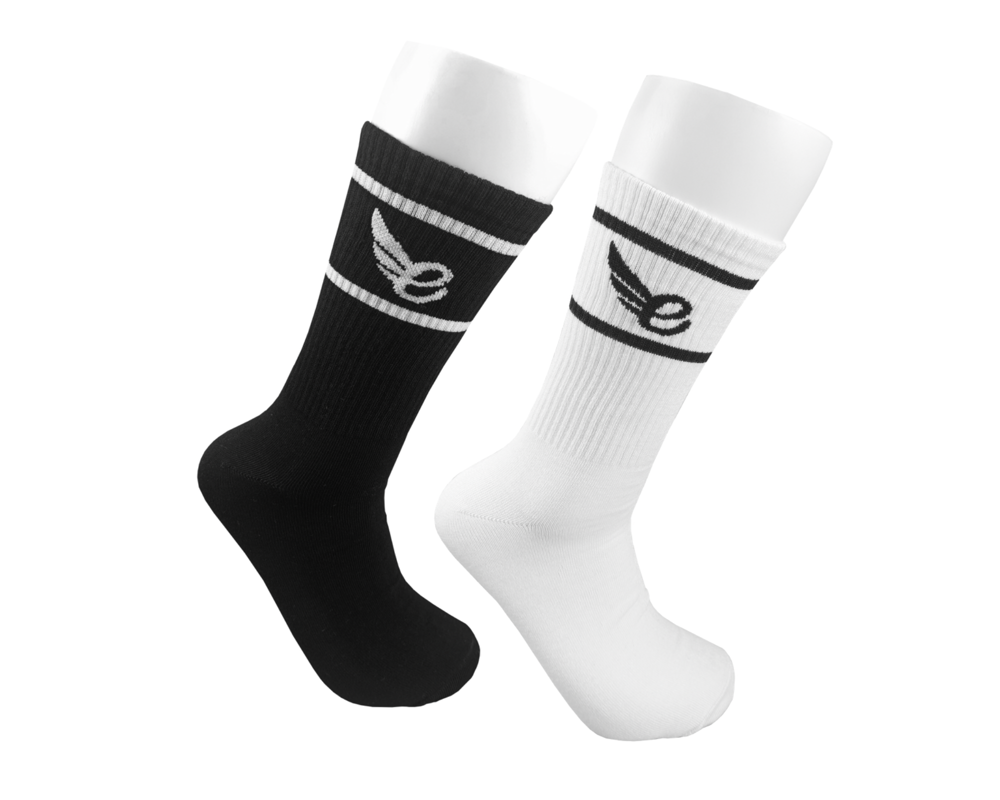 Crew Socks LOGO B&W