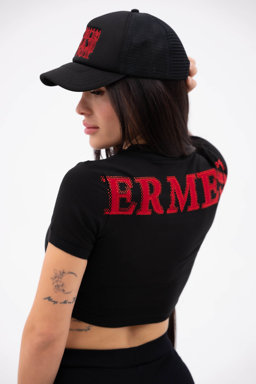 Red Gem Ermes Top