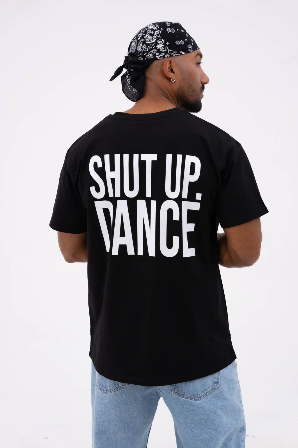 Shut Up And Dance Oversize Black T-Shirt