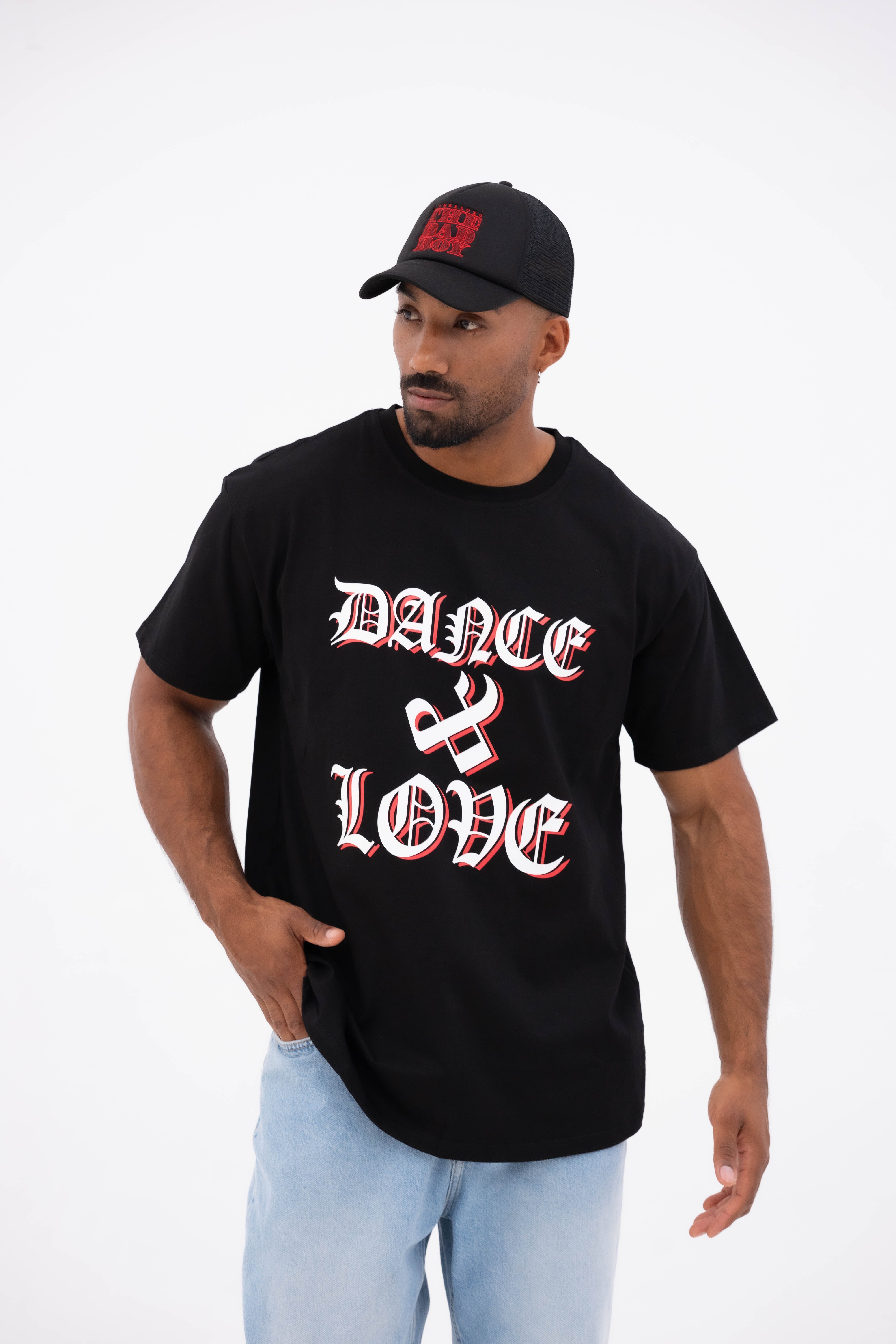 "Dance & Love" T-Shirt - Black