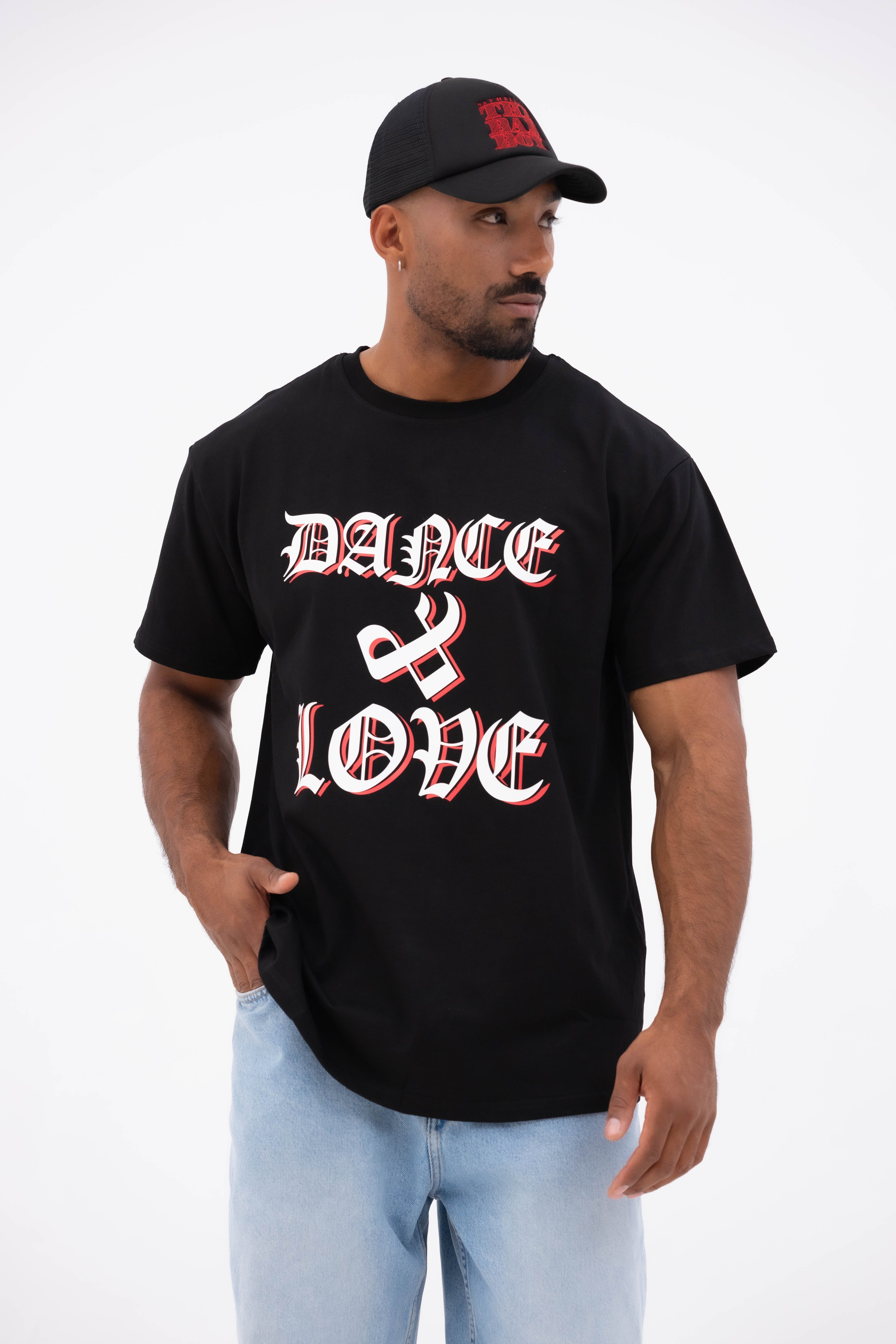 "Dance & Love" T-Shirt - Black