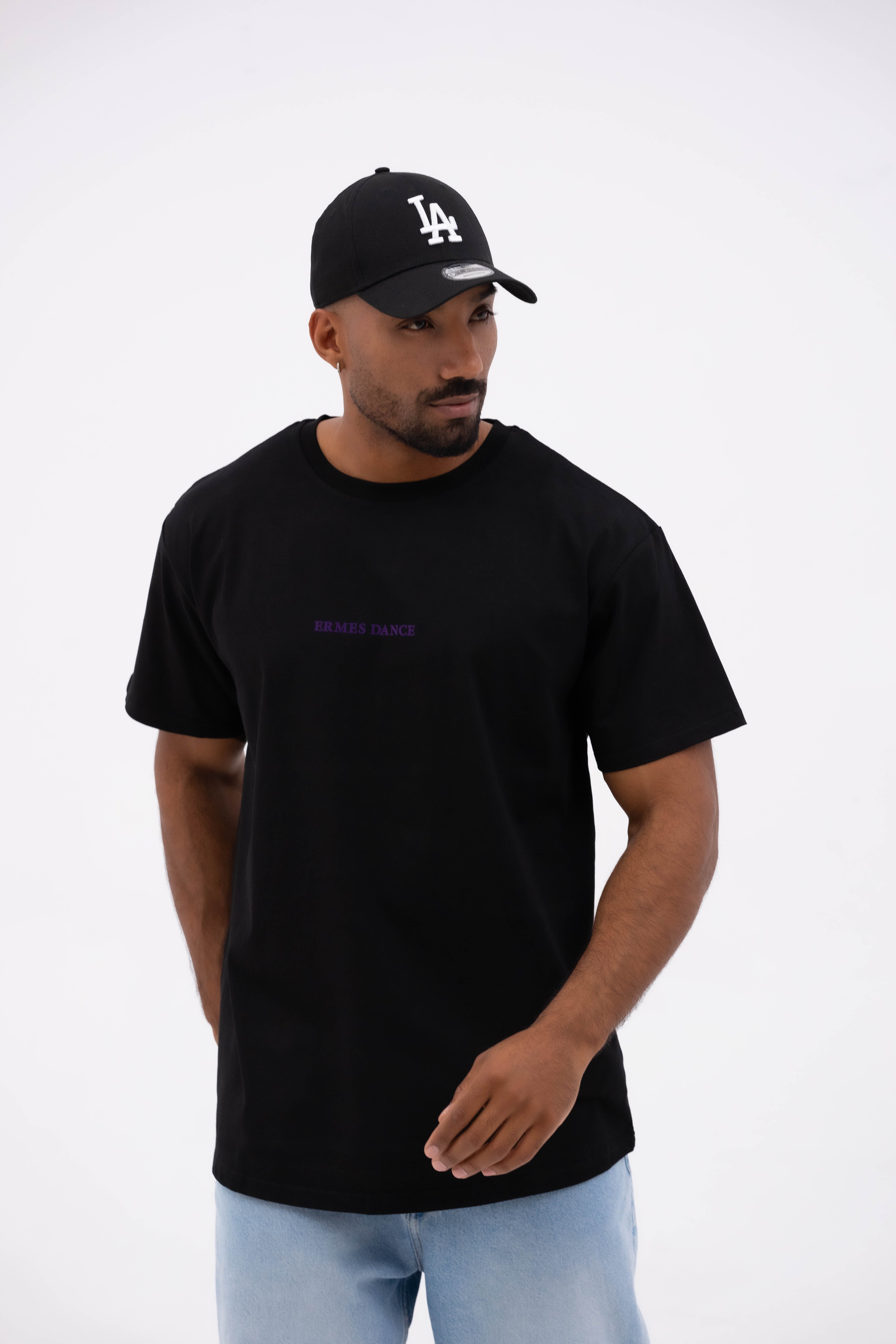 "Purple Gem" T-Shirt - Black