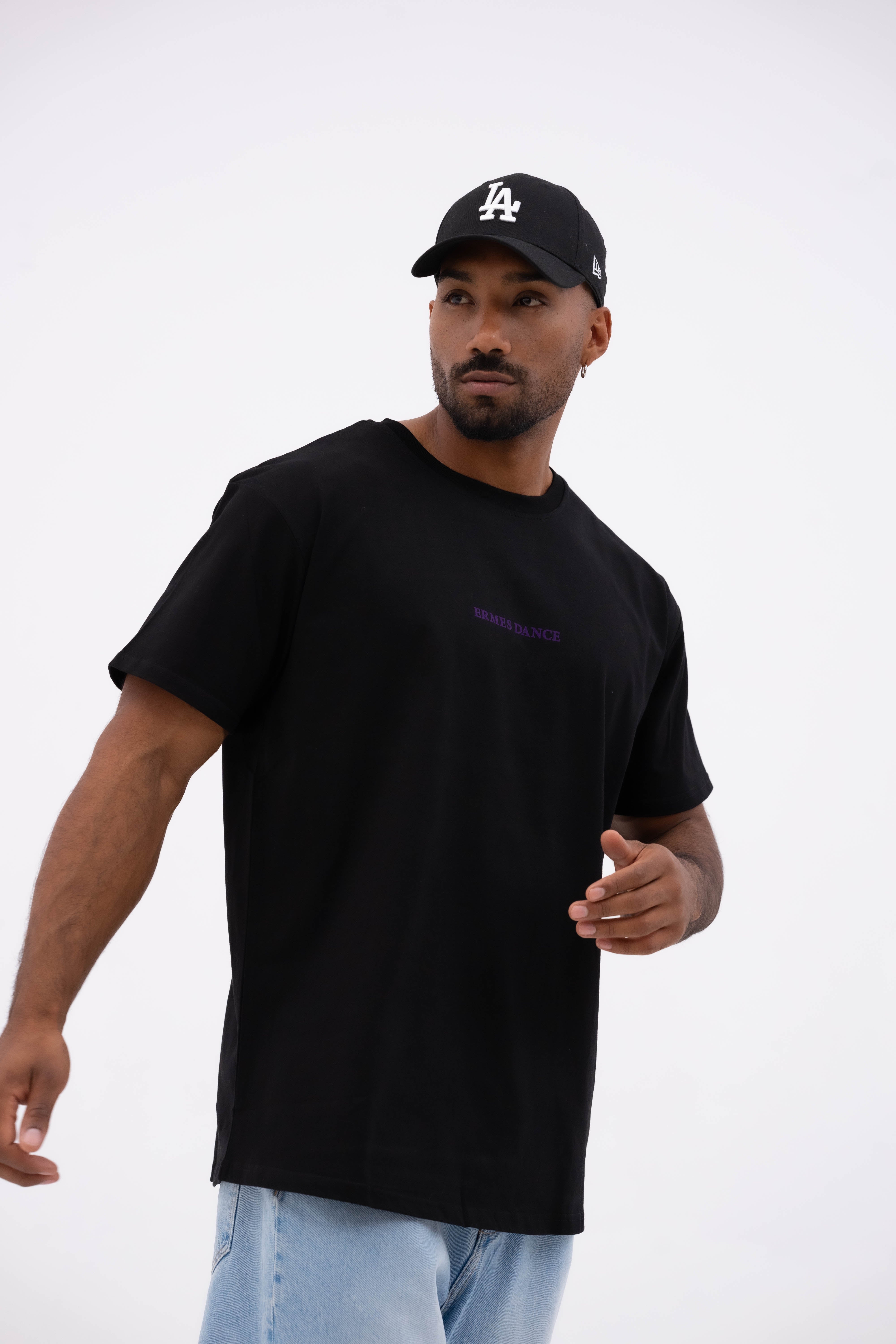 "Purple Gem" T-Shirt - Black