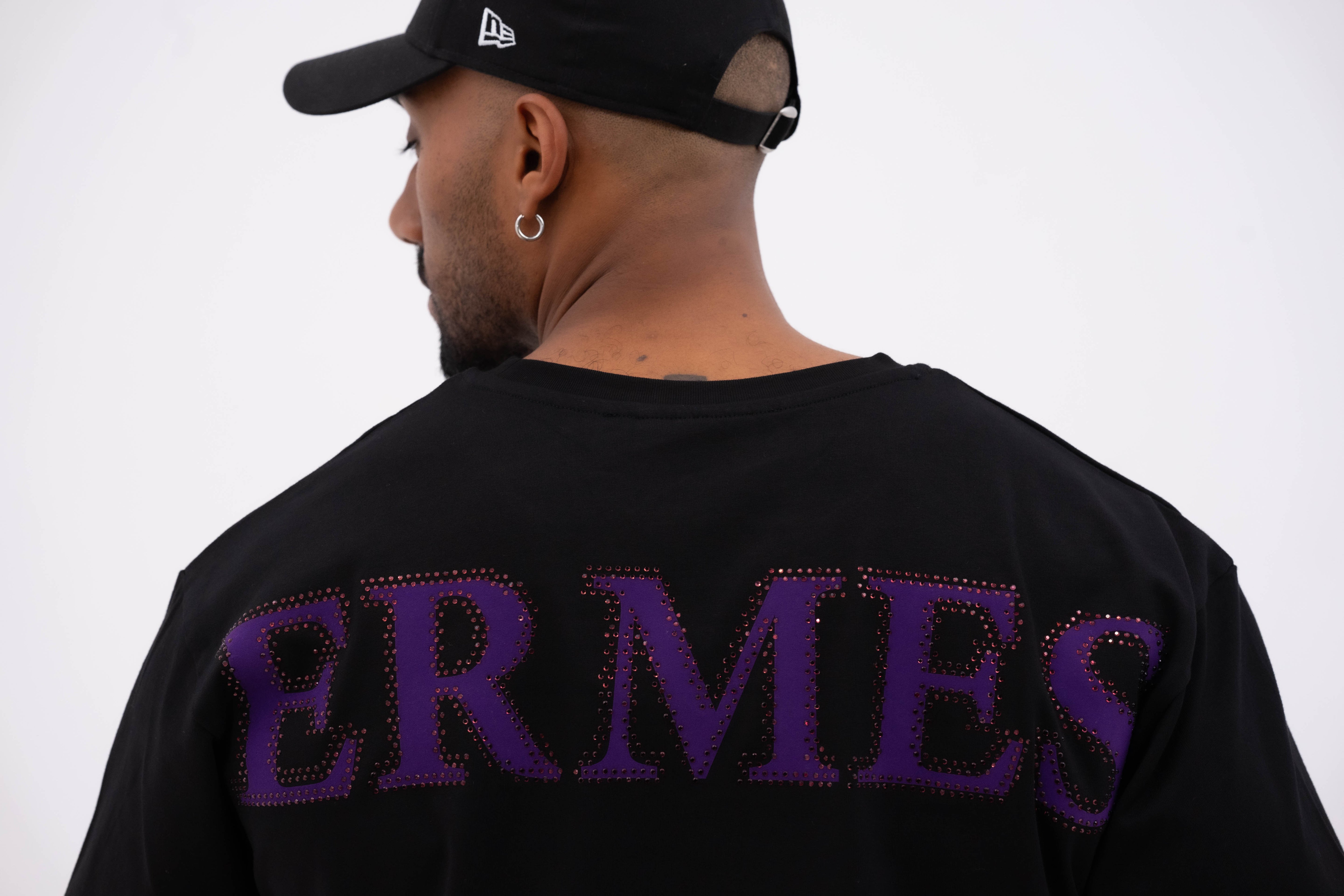 "Purple Gem" T-Shirt - Black