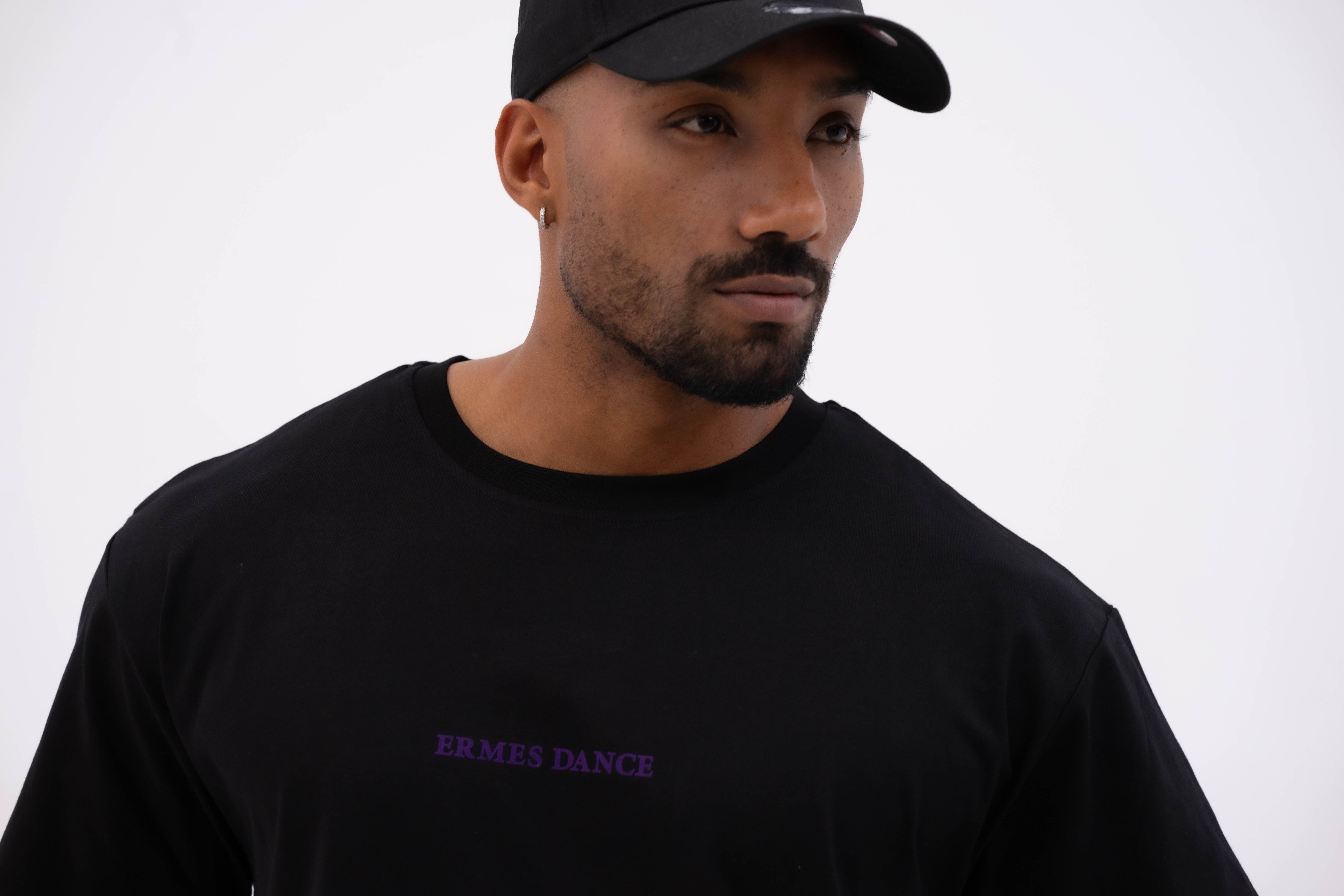 "Purple Gem" T-Shirt - Black