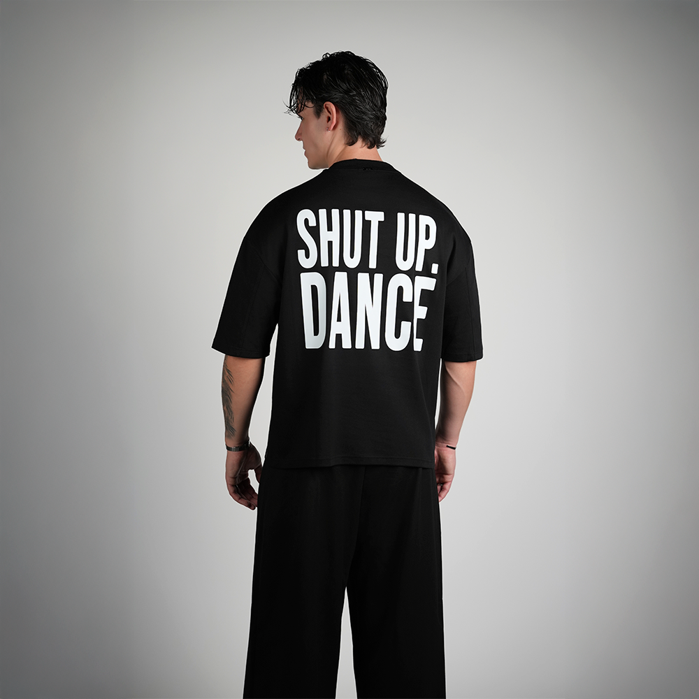 "Shut Up. Dance" T-Shirt - Black