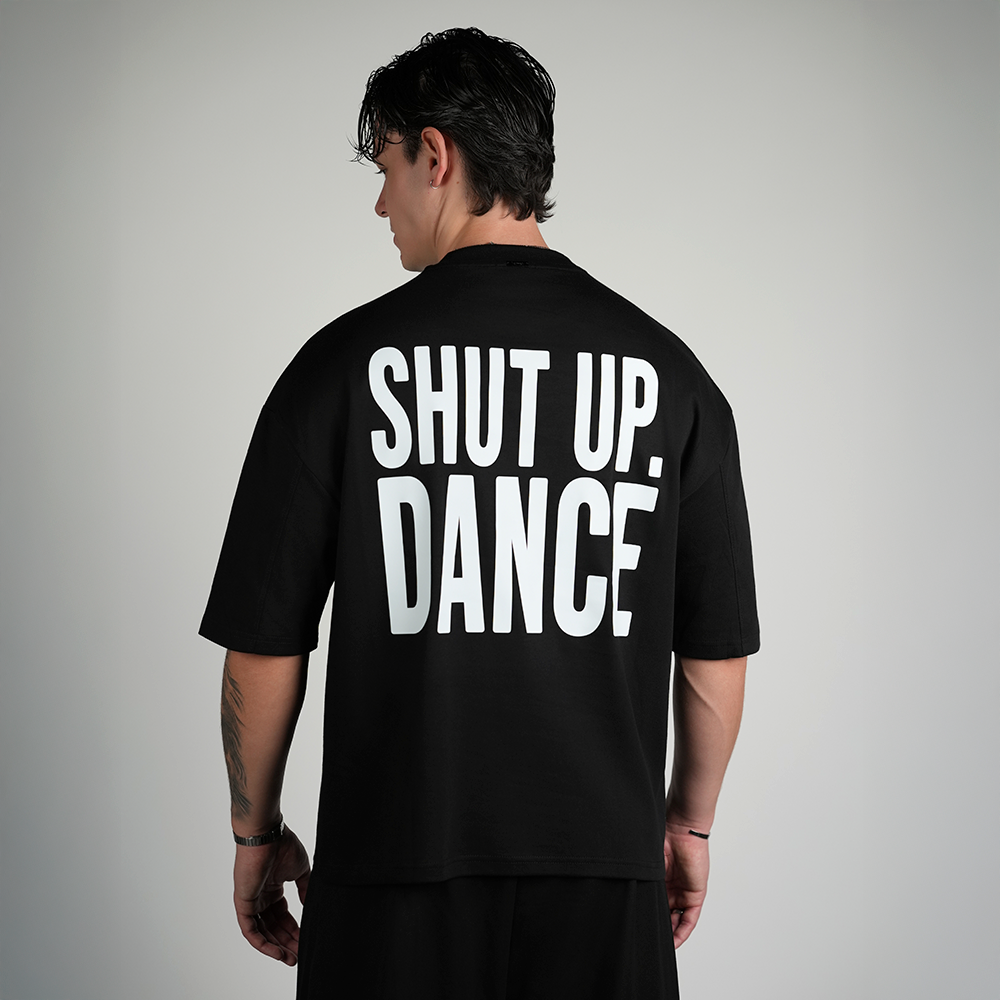 "Shut Up. Dance" T-Shirt - Black