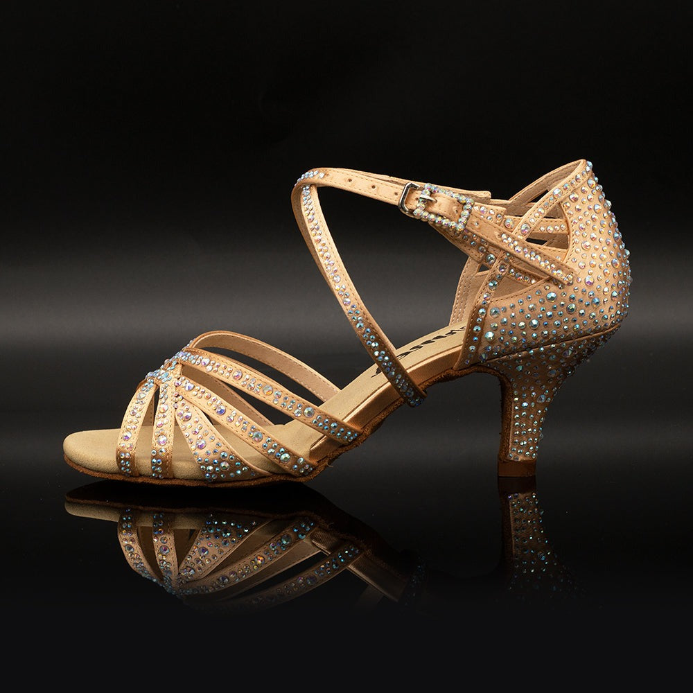 Chaussures de danse latine et salsa Freed Penelope 6,5cm - fauve